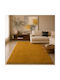 Noelia Living Room Rug Runner Shaggy Yellow 80x150cm