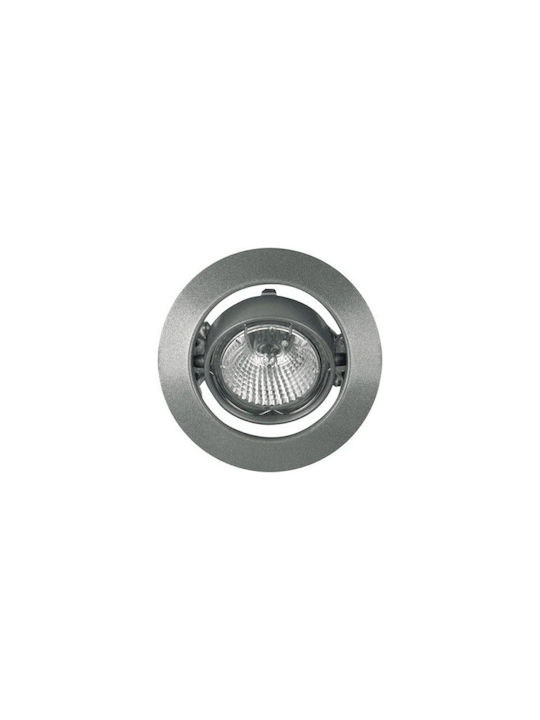 KT Lighting Μεταλλικό Πλαίσιο για Σποτ Μαύρο 8x8εκ.