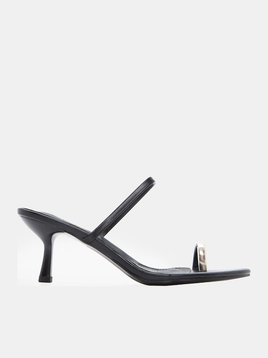 Luigi Black Sandals