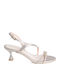 Leder Damen Sandalen Beige