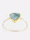 Ios Women's Ring with Stones Silver Gold Plated