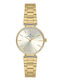 Daniel Klein Women's Watch 30mm Battery with Gold Stainless Steel Bracelet