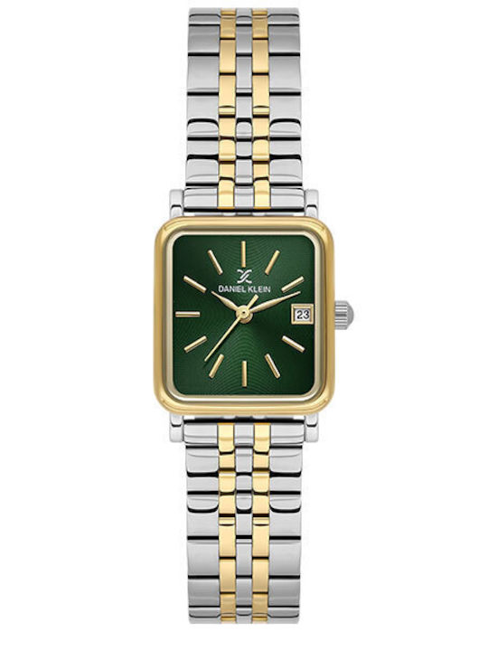 Daniel Klein Womens Battery Watch with Silver M...