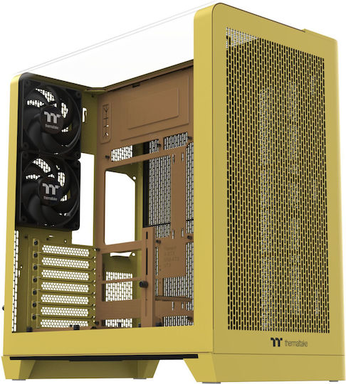 Thermaltake View 390 Air Gaming Midi Tower Computer Case with Side Window Butter Caramel
