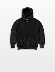 Aries Sweatshirt Schwarz Mit Kapuze