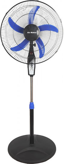 Jager Ventilator Sockel 70W Lüfterdurchmesser 45cm Schwarzer