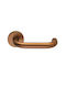 Zogometal Middle Door Lever with Rosette 2221 Pair with Mouthpiece Copper Aged