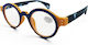 Optosquad Reading Glasses +3.00 In Navy Blue Colour OPT-3026-2