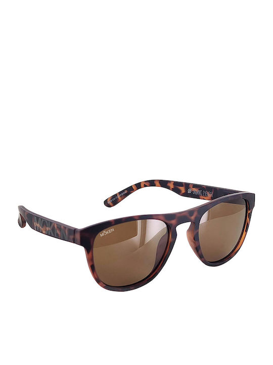 Moken Unisex Sonnenbrillen mit Braunen Rahmen