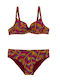 Γυναικείο Μαγιό Bikini Μπανέλα Exotic Breeze Μπορντό