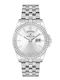 Daniel Klein Womens Watch Battery with Silver Metal Bracelet