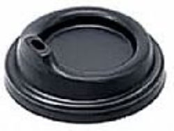 Black Sip Lid Tube 80mm 100pcs