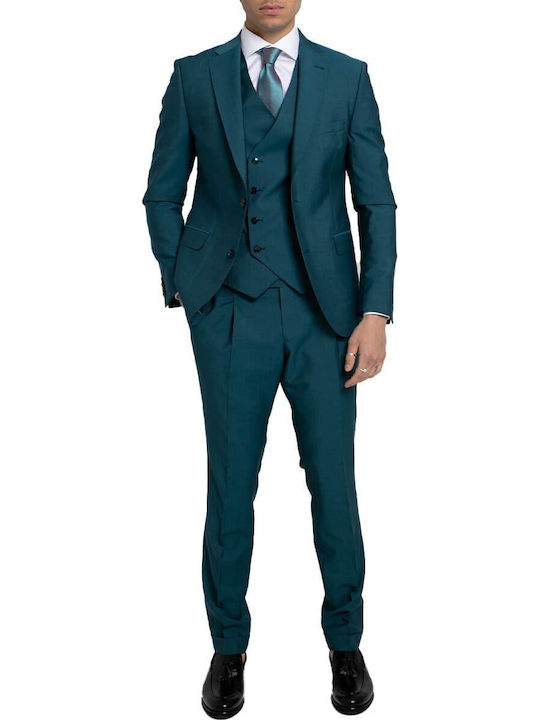 Sartoria Monk Men's Suit Petrol
