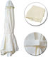 HomeMarkt Replacement Umbrella Fabric Ecru 3x3m