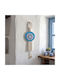 Grekas Handmade Hanging New Year's Lucky Charm Home Turquoise Ceramic 33cm
