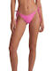 Bikini Brazil with Laces Fluorescent Fuchsia