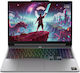 Lenovo LOQ 15AHP11 15,3 Zoll IPS FHD+ 165Hz Ryzen 7-250/16GB/512GB SSD GeForce RTX 5050 Kein Betriebssystem Luna Grau Internationale Englisch Tastatursprache