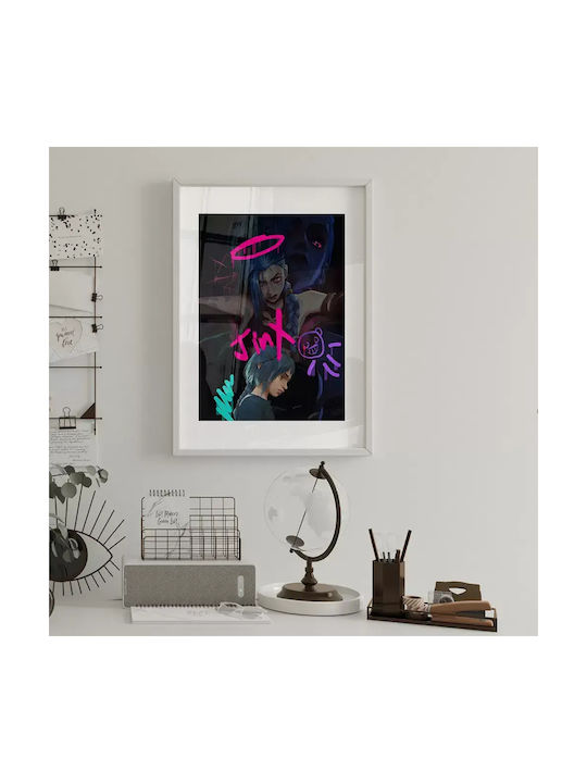 Gaming Poster Jinx Powder Gm1113 40cm X 50cm Wh...