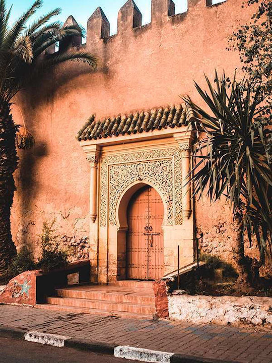 Poster Arabic Door Pst2595 40cm X 50cm White Wo...