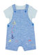 Mothercare Σετ Κορμάκι με Παντελόνι Ψαράκια