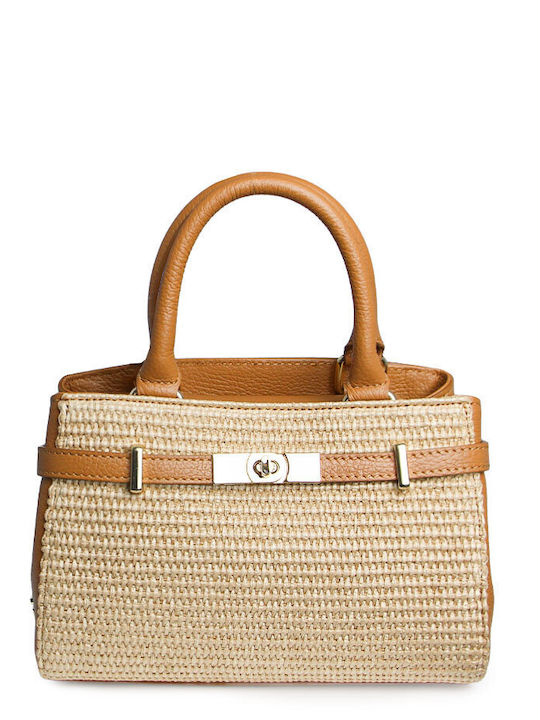 Straw Women's Handbag Tabac Brown