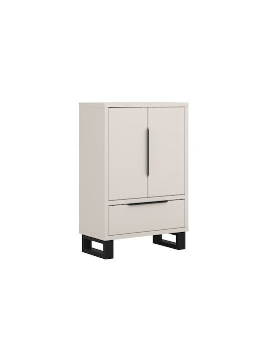 Sideboard Avicavu 128 from Wood & Metal with Drawers Kashmir 45x45x89cm