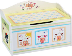 Cutie pentru Haine de Botez Tip Piept din Lemn 68x42x46cm