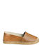 Fabric Women's Espadrilles In Tabac Brown Color
