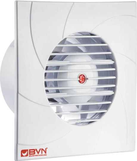 Ventilator de Perete pentru Baie 120mm Alb