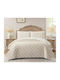Liolios Home Cuvertură Pat Dublu Ivory/Roz 220x240cm
