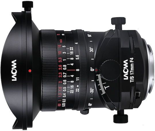 Laowa Full Frame Φωτογραφικός Φακός 17mm f/4 Zero-D Tilt-Shift / Shift Tilt-Shift για Sony FE Mount Μαύρος