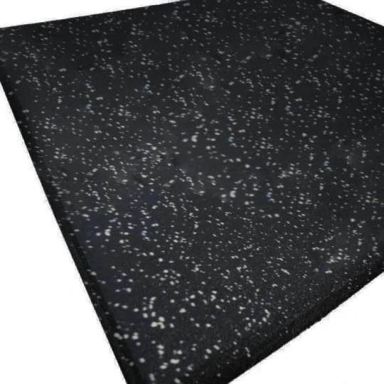 Alpine Fitness Δάπεδο Οργάνων Γυμναστηρίου Μαύρο 100x100x1.5cm 1τμχ