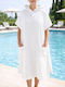 Aigaion Cotton White Beach Poncho