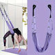 Aerial Yoga Hammock Length 3.3m with Straps for Door Support Purple