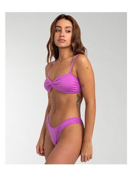 Sol Searcher Bright Strapless Bikini Top Bright Plum W3SW04BIP6-1966