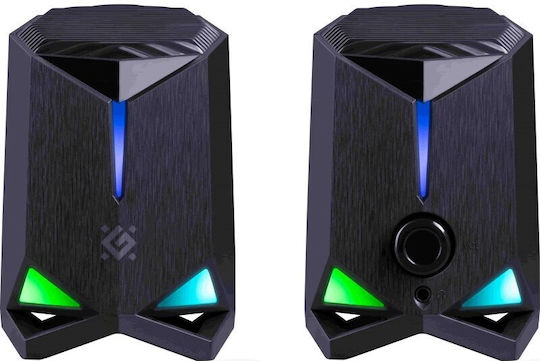 ROCKET Компютърни Говорители 2.0 с Мощност 6W Черни