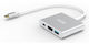 Inca USB-C Docking Station με HDMI 4K Ασημί (ITPC-04T)