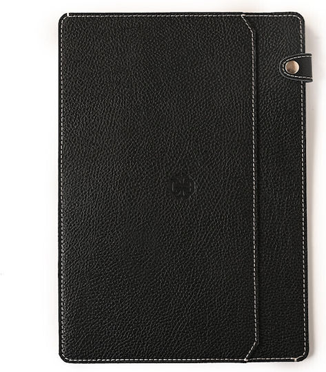 Leather Folder A4 Black Front Pocket 23x32 15blk02 1502-01
