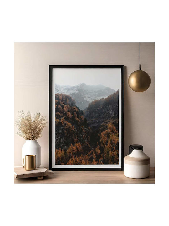 Poster Mountain View Pst25146 40cm X 50cm Λευκή...