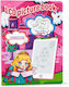 Writing Tablet Book Lcd Transparent Screen 9” Stylus & 20 Sheets 40 Designs Color Choice Pink