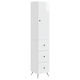 vidaXL Bathroom Column Cabinet Wall Hung M34.5x...