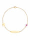 Kids Bracelet ID From 9K Gold