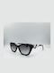 Monte Napoleone Women's Sunglasses with Black Frame and Black Lenses MN522633-C2