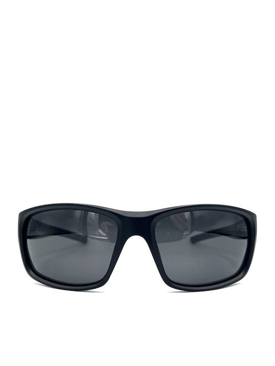 Monte Napoleone Unisex Sunglasses with Black Frame and Black Lenses PL680 C2