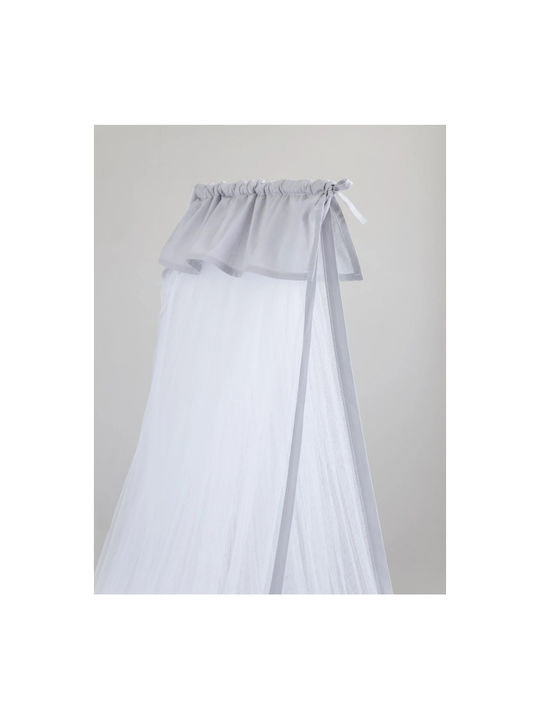 Nima Crib Mosquito Net Nappy from Tulle Gray