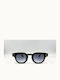 Monte Napoleone Unisex Sunglasses with Black Frame and Blue Lenses MN522632-C3
