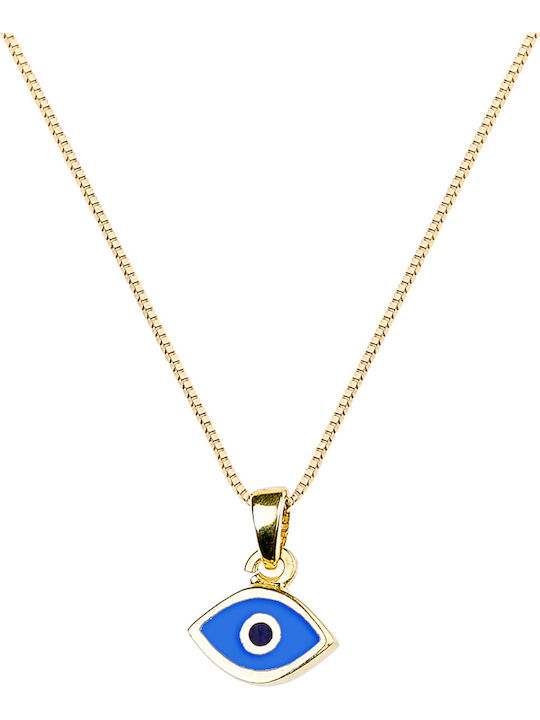 Hängendes Charm Aus 14K Gold Blau