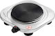 Sokany 1500w Electric Cooking Plate 5 Power Levels Cooking Silver