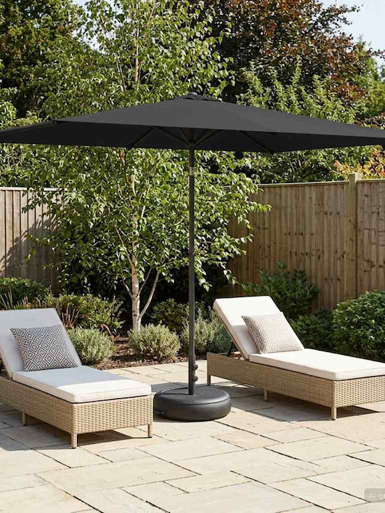 Runder Aluminium-Garten- und Terrassen-Sonnensc...