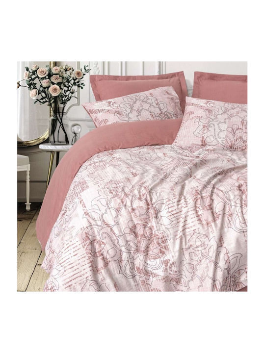 Cottonbox Set Huse Pentru Pilote 160x220cm Simplă Cu Față De Pernă Și 1 Cearceaf Verde